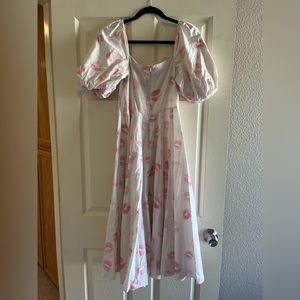 RESERVED FOR BRIANNA - Selkie Kiss on the lips day dress size S EUC